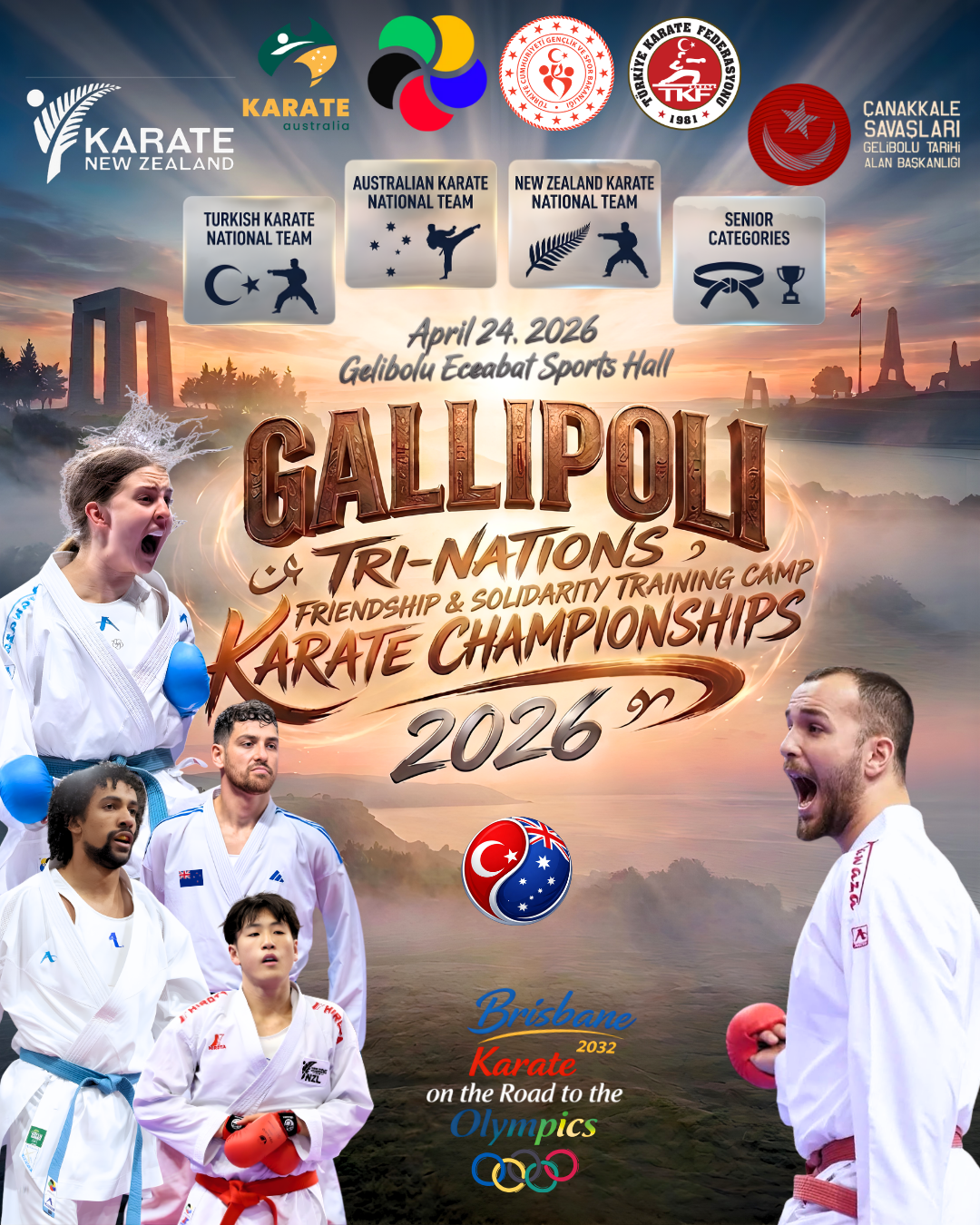 GALLIPOLI TRI-NATIONS FRIENDSHIP & SOLIDARITY KARATE CHAMPIONSHIPS